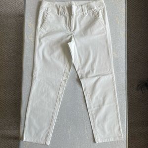 Ann Taylor LOFT Marisa Paint in White Size 8